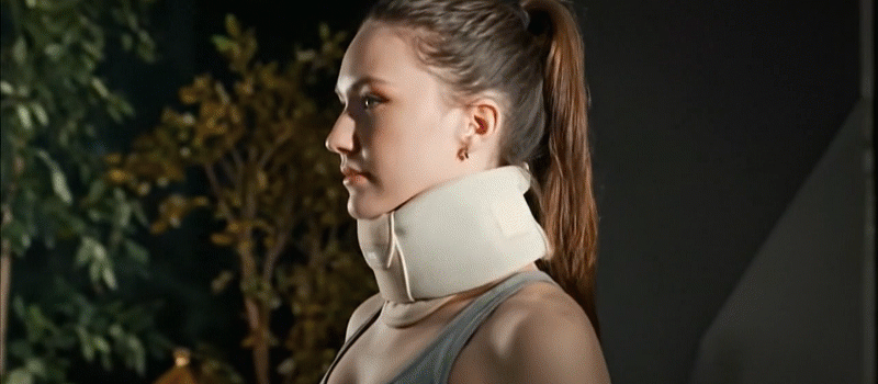 Orthèse cervicale orthopédique certifiée, attelle de cou pour le sommeil, soulage les douleurs cervicales