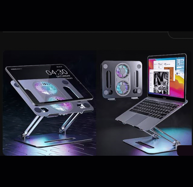 SUPPORT ET REFROIDISSEUR PC 2 en 1