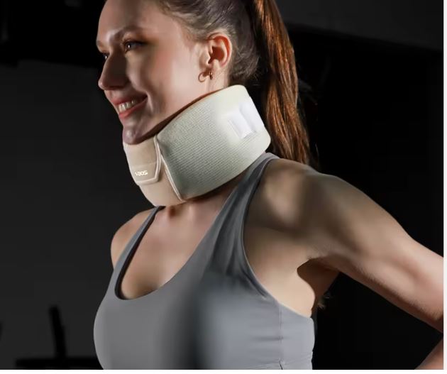Orthèse cervicale orthopédique certifiée, attelle de cou pour le sommeil, soulage les douleurs cervicales