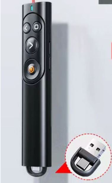 ⭐️⭐️⭐️⭐️⭐️ Présentateur rechargeable sans fil, double port USB et type-C