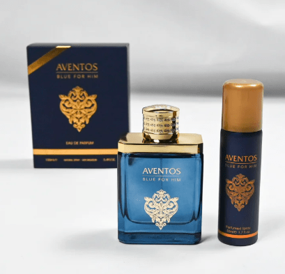 Eau de Parfum + Déodorant 2 en 1, Aventos Blue for Him - KHEKELY