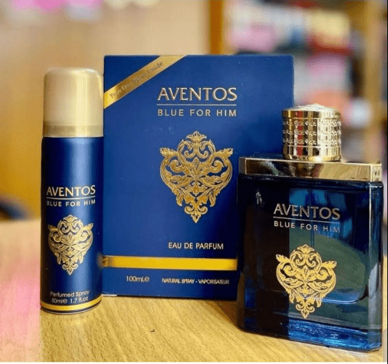 Eau de Parfum + Déodorant 2 en 1, Aventos Blue for Him - KHEKELY